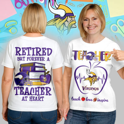 Minnesota Vikings | Premium NFL Retired Teacher Shirt