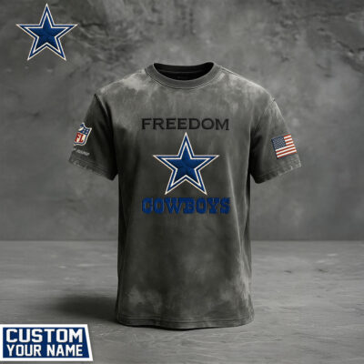 Dallas Cowboys | Premium NFL The Freedom Washed Tee - XL