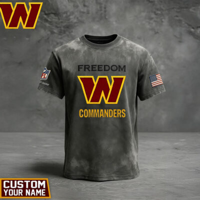 Washington Commanders | Premium NFL The Freedom Washed Tee - S