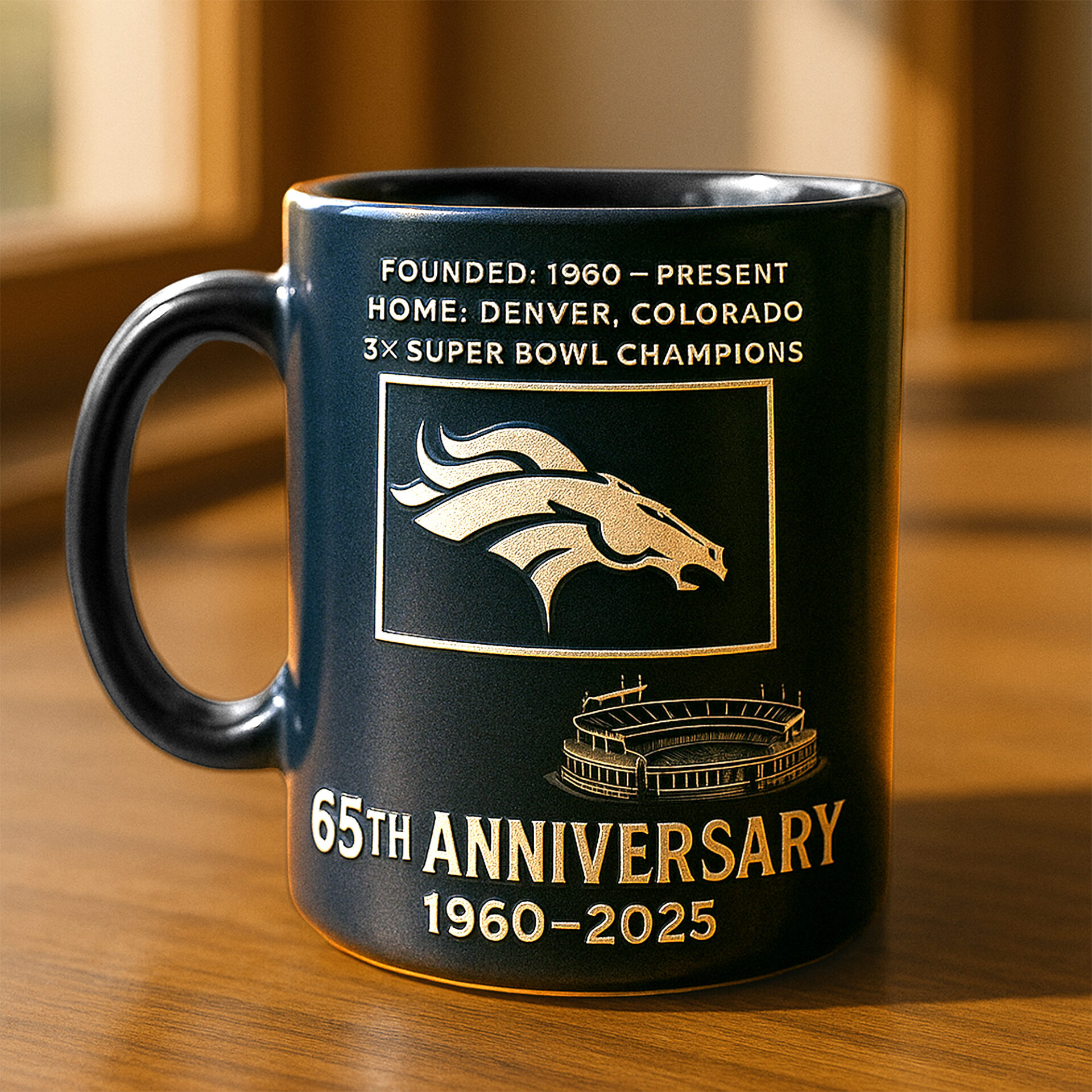Denver Broncos | Premium NFL The Anniversary Mug - Image 2