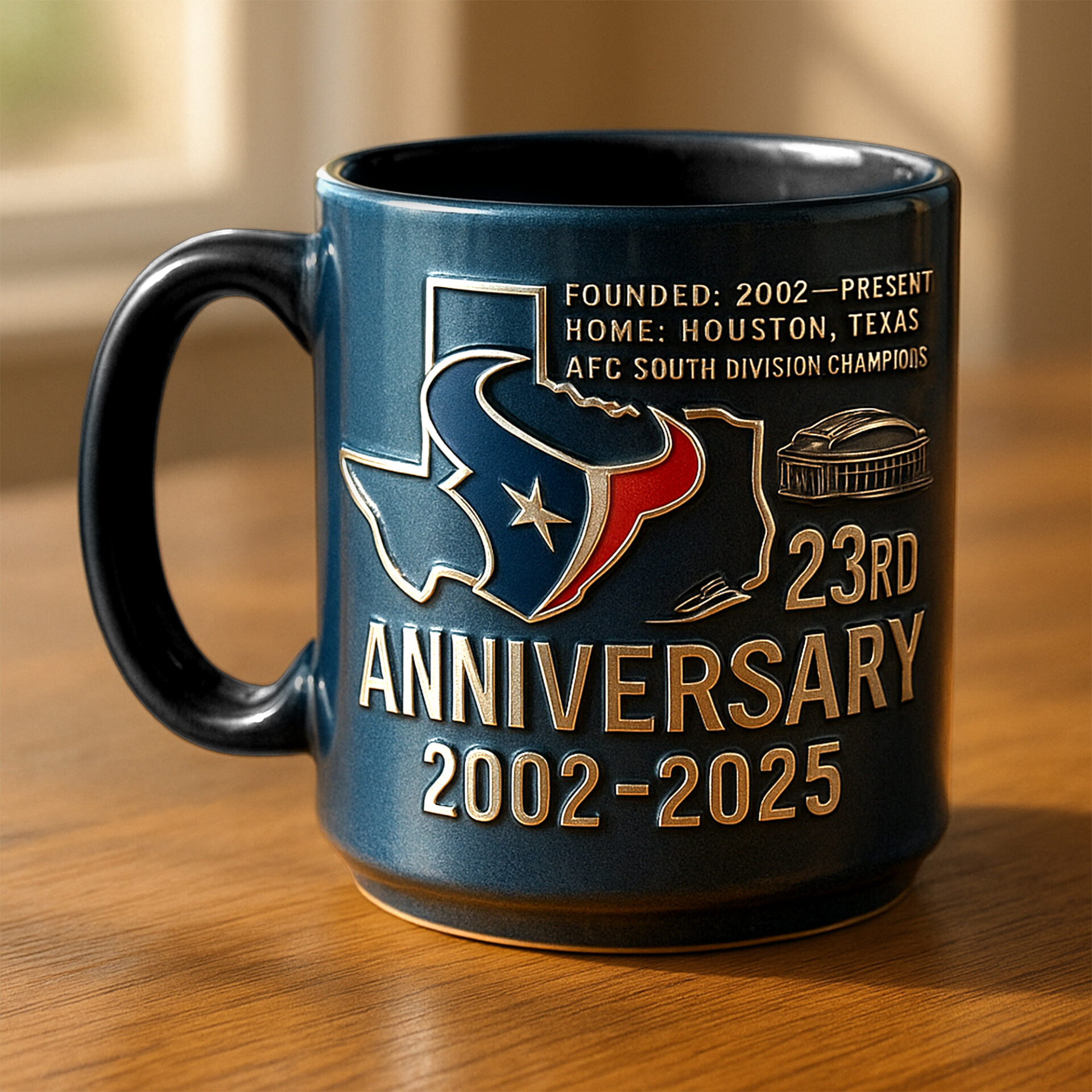 Houston Texans | Premium NFL The Anniversary Mug - Image 2