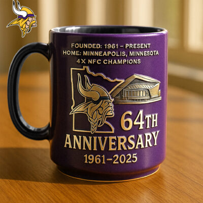 Minnesota Vikings | Premium NFL The Anniversary Mug