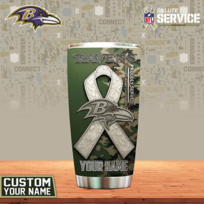 Baltimore Ravens | Premium NFL Proudly Served Tumbler