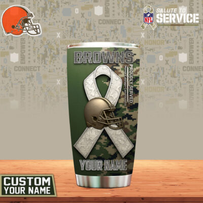 Cleveland Browns | Premium NFL Proudly Served Tumbler