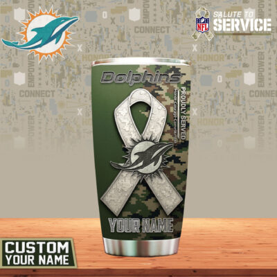 Miami Dolphins | Premium NFL Proudly Served Tumbler