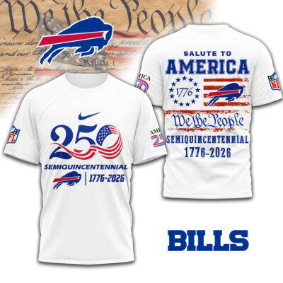 Buffalo Bills | Premium NFL Salute To America 3D Shirt