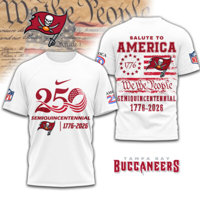 Tampa Bay Buccaneers | Premium NFL Salute To America 3D Shirt