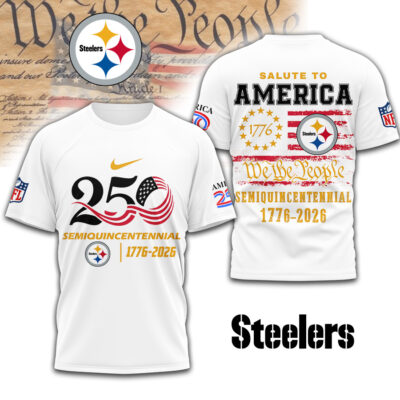 Pittsburgh Steelers | Premium NFL Salute To America 3D Shirt