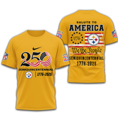 Pittsburgh Steelers | Premium NFL Salute To America 3D Shirt