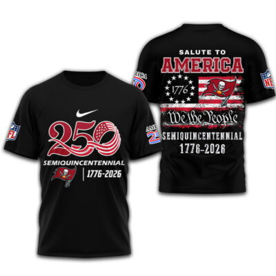 Tampa Bay Buccaneers | Premium NFL Salute To America 3D Shirt