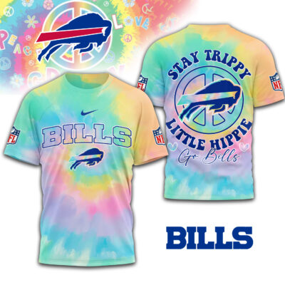 Buffalo Bills | Premium NFL Stay Trippy Little Hippie 3D Shirt