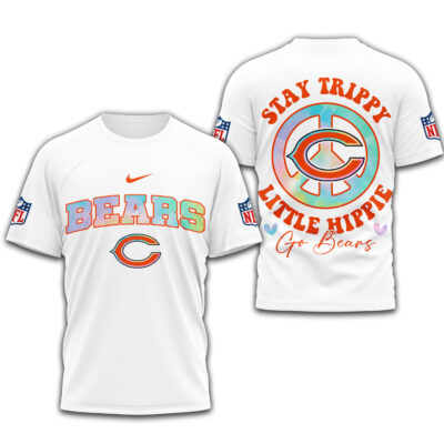 Chicago Bears | Premium NFL Stay Trippy Little Hippie 3D Shirt