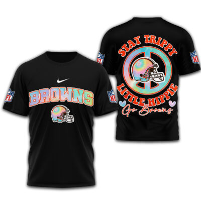 Cleveland Browns | Premium NFL Stay Trippy Little Hippie 3D Shirt