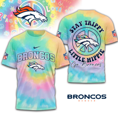Denver Broncos | Premium NFL Stay Trippy Little Hippie 3D Shirt