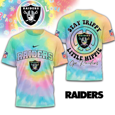 Las Vegas Raiders | Premium NFL Stay Trippy Little Hippie 3D Shirt