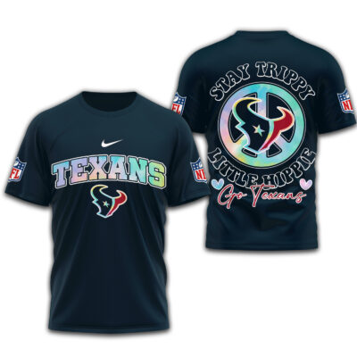 Houston Texans | Premium NFL Stay Trippy Little Hippie 3D Shirt