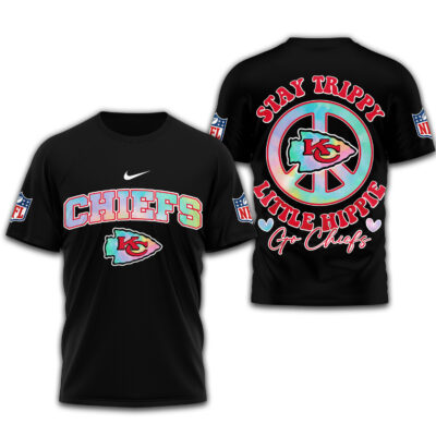 Kansas City Chiefs | Premium NFL Stay Trippy Little Hippie 3D Shirt