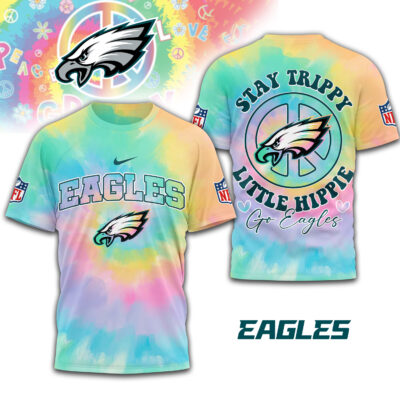 Philadelphia Eagles | Premium NFL Stay Trippy Little Hippie 3D Shirt