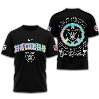 Las Vegas Raiders | Premium NFL Stay Trippy Little Hippie 3D Shirt
