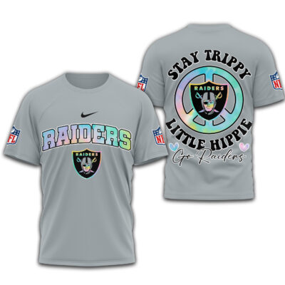 Las Vegas Raiders | Premium NFL Stay Trippy Little Hippie 3D Shirt