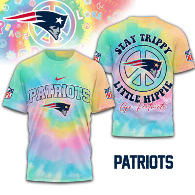 New England Patriots | Premium NFL Stay Trippy Little Hippie 3D Shirt