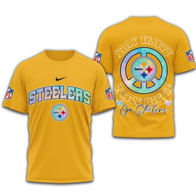 Pittsburgh Steelers | Premium NFL Stay Trippy Little Hippie 3D Shirt