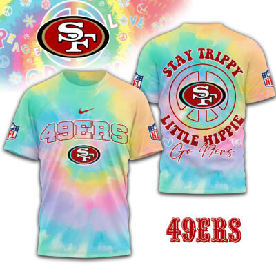 San Francisco 49ers | Premium NFL Stay Trippy Little Hippie 3D Shirt