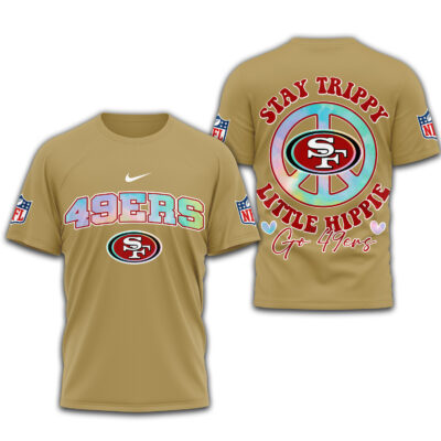 San Francisco 49ers | Premium NFL Stay Trippy Little Hippie 3D Shirt