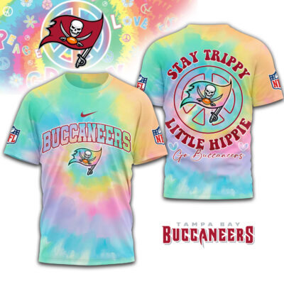 Tampa Bay Buccaneers | Premium NFL Stay Trippy Little Hippie 3D Shirt