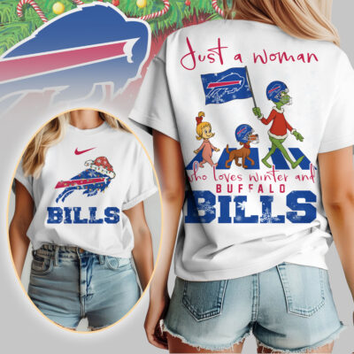 Buffalo Bills | Premium NFL Just A Woman Who Loves Winter 3D Shirt
