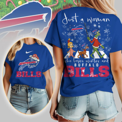 Buffalo Bills | Premium NFL Just A Woman Who Loves Winter 3D Shirt