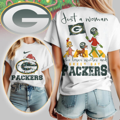 Green Bay Packers | Premium NFL Just A Woman Who Loves Winter 3D Shirt