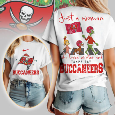 Tampa Bay Buccaneers | Premium NFL Just A Woman Who Loves Winter 3D Shirt