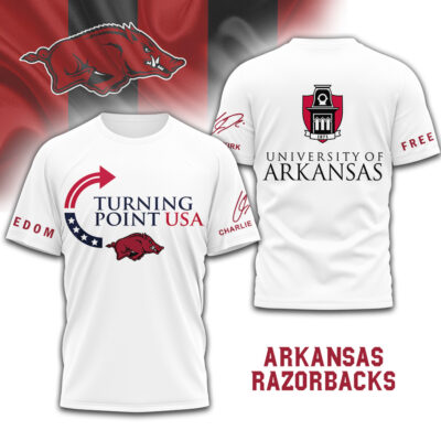 Arkansas Razorbacks | Premium NCAA Freedom 3D Shirt