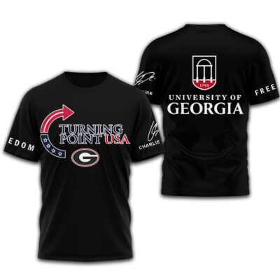 Georgia Bulldogs | Premium NCAA Freedom 3D Shirt