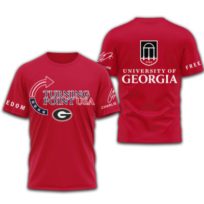Georgia Bulldogs | Premium NCAA Freedom 3D Shirt