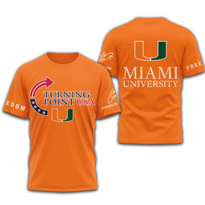 Miami Hurricanes | Premium NCAA Freedom 3D Shirt
