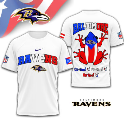 Baltimore Ravens | Premium NFL Puerto Rico 3D Shirt