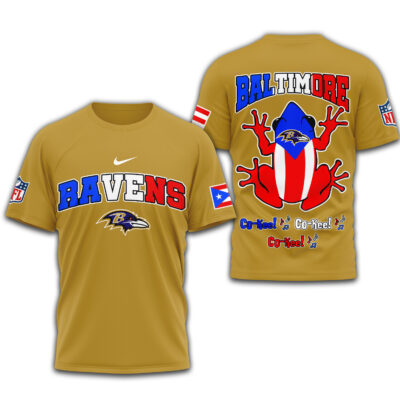 Baltimore Ravens | Premium NFL Puerto Rico 3D Shirt