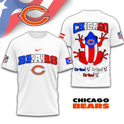 Chicago Bears | Premium NFL Puerto Rico 3D Shirt