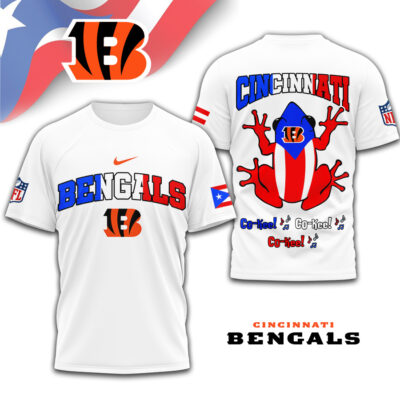 Cincinnati Bengals | Premium NFL Puerto Rico 3D Shirt