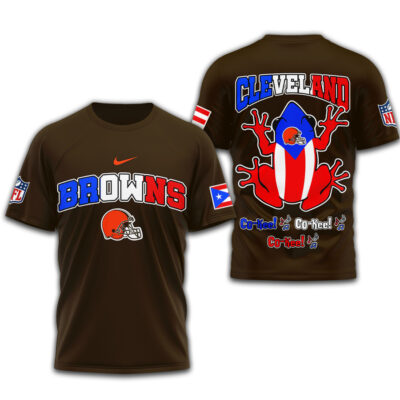 Cleveland Browns | Premium NFL Puerto Rico 3D Shirt
