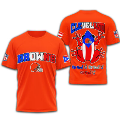 Cleveland Browns | Premium NFL Puerto Rico 3D Shirt