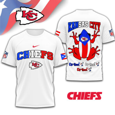 Kansas City Chiefs | Premium NFL Puerto Rico 3D Shirt