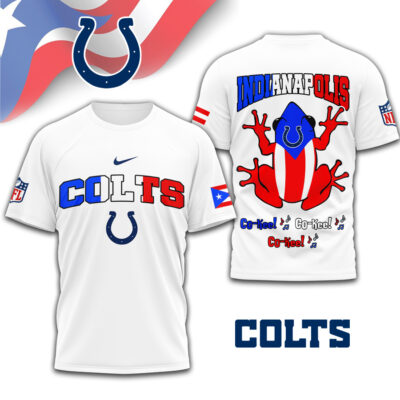 Indianapolis Colts | Premium NFL Puerto Rico 3D Shirt