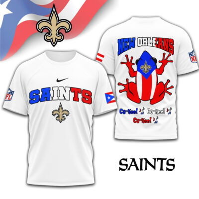New Orleans Saints | Premium NFL Puerto Rico 3D Shirt