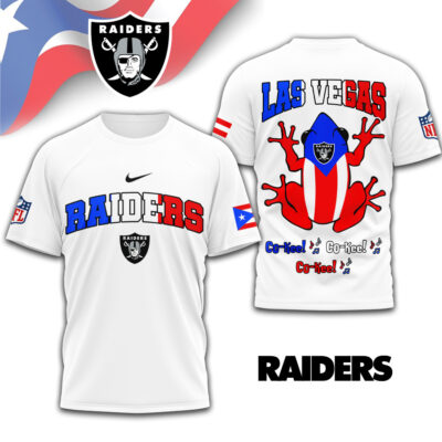 Las Vegas Raiders | Premium NFL Puerto Rico 3D Shirt