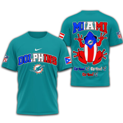 Miami Dolphins | Premium NFL Puerto Rico 3D Shirt