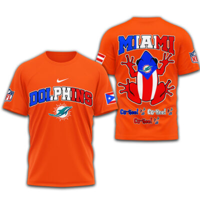 Miami Dolphins | Premium NFL Puerto Rico 3D Shirt