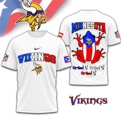 Minnesota Vikings | Premium NFL Puerto Rico 3D Shirt